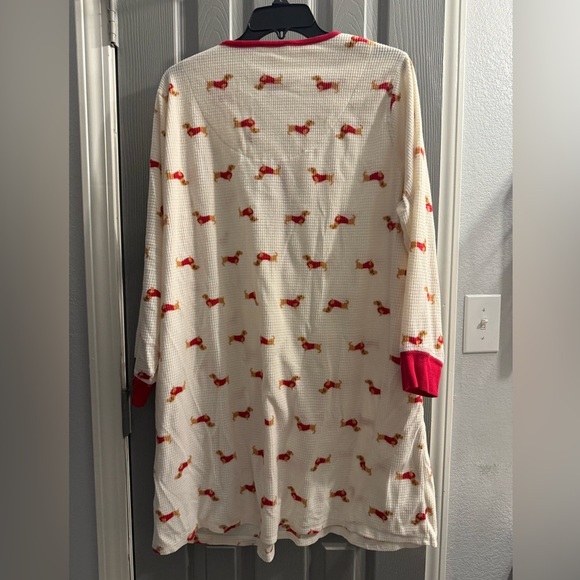 Women’s Charter club intimates fleece waffle knit sleepshirt NWOT Size 1X - Picture 5 of 8